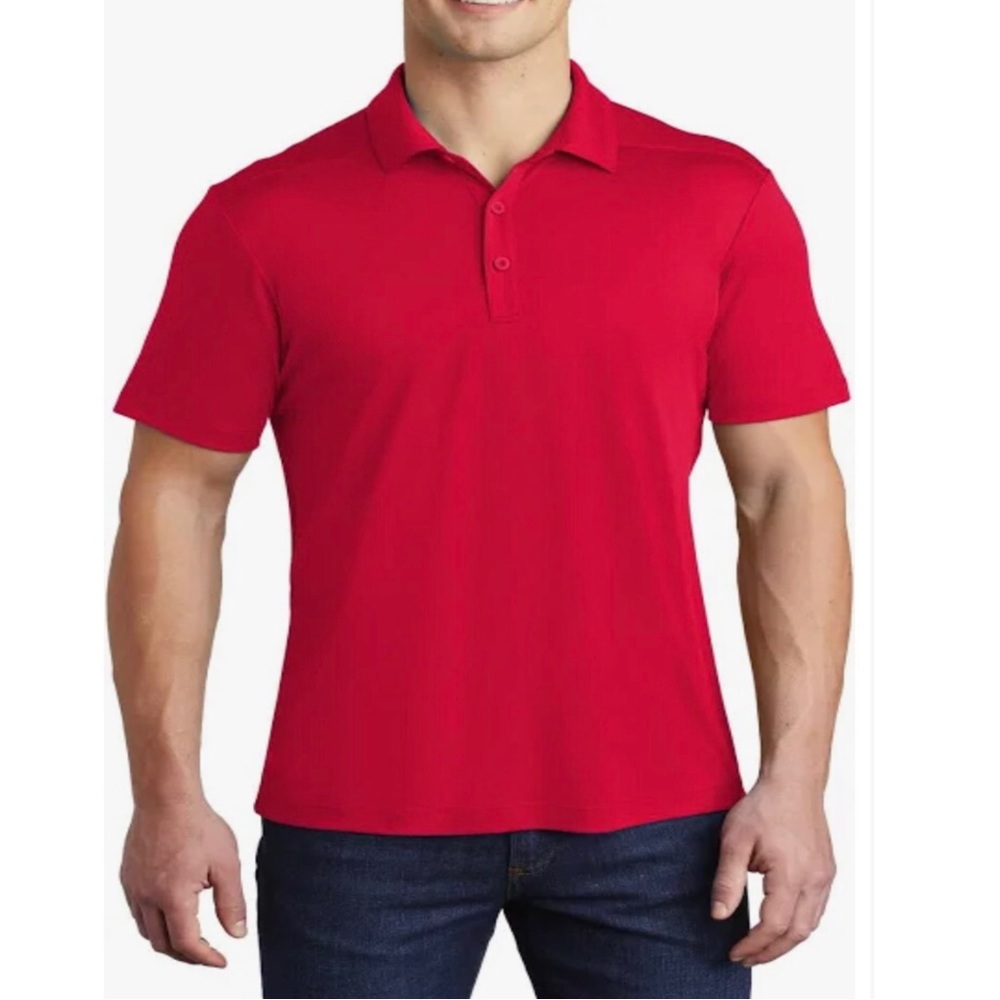MEN’S RED POLO SHIRT.SIZE XL